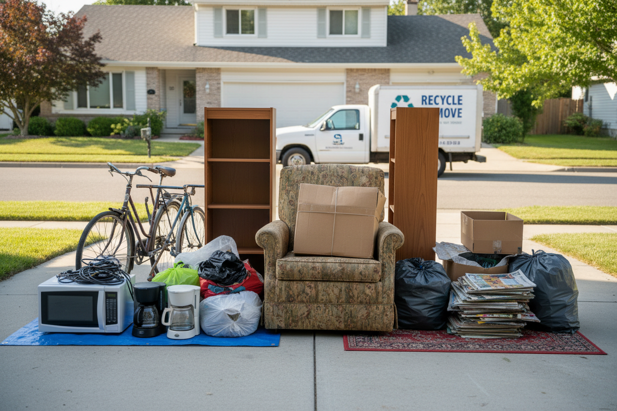 自宅の不用品回収写真